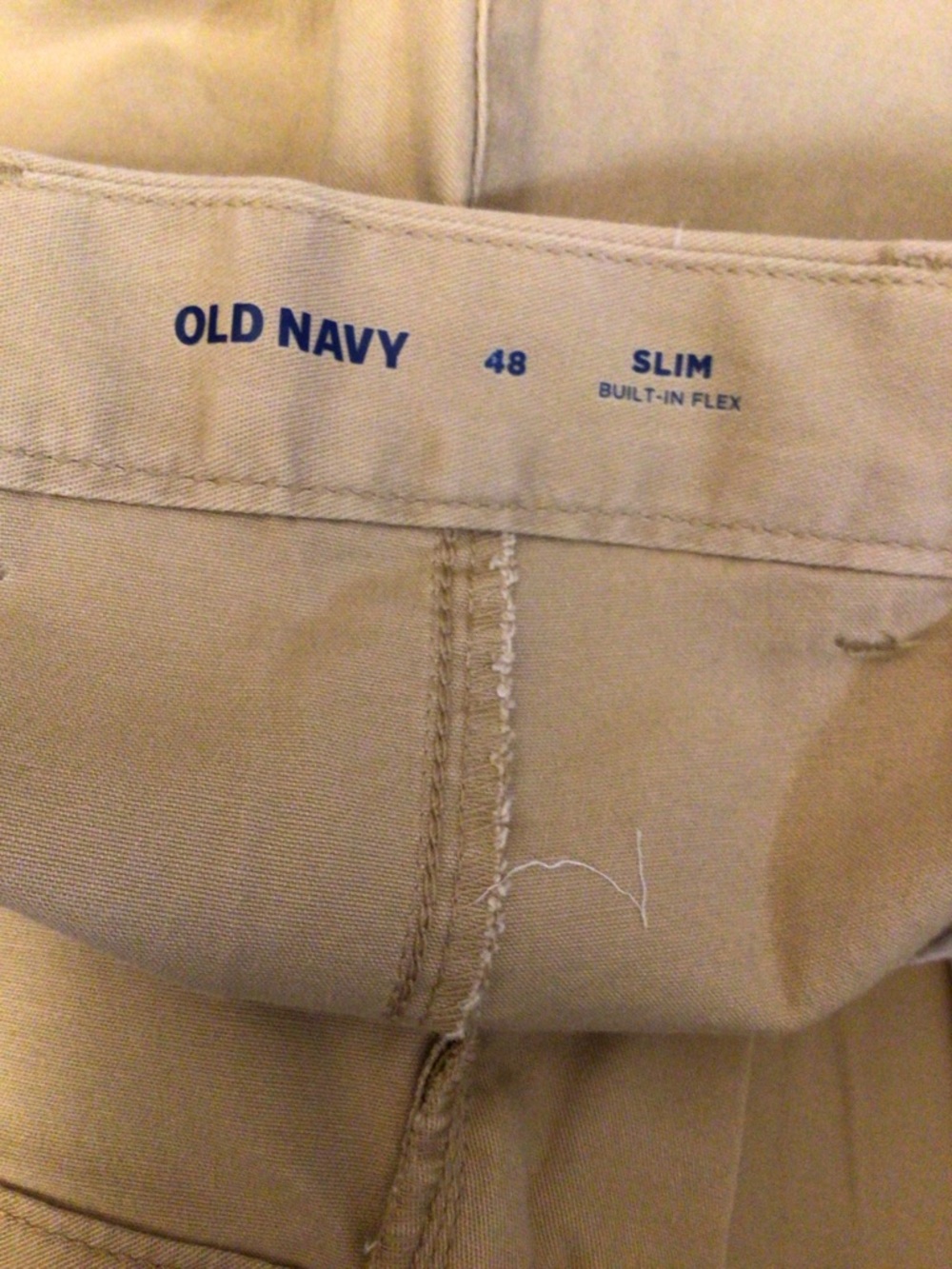 Old Navy Men's Light Khaki Flat-Front Shorts New - Picture 5 of 5
